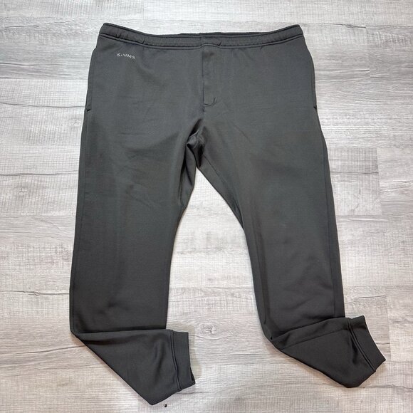 Simms Guide Mid Pant Men's XL Fleece Lined Zip Fly Tapered Jogger Sweatpants - Picture 1 of 11
